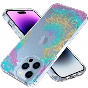 Coque iPhone 14 Pro Transparente Fleurs