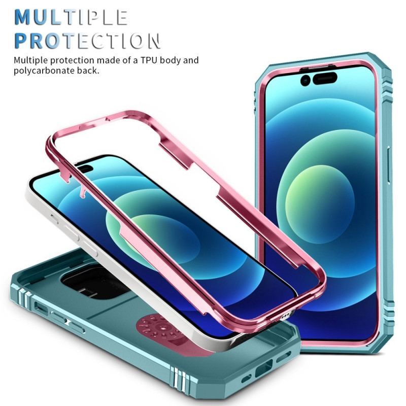 Coque iPhone 14 Pro Ultra Résistante Multi-Fonctionnelle Bicolore