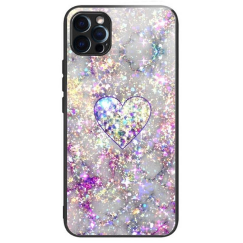 Coque iPhone 14 Pro Verre Trempé Coeur