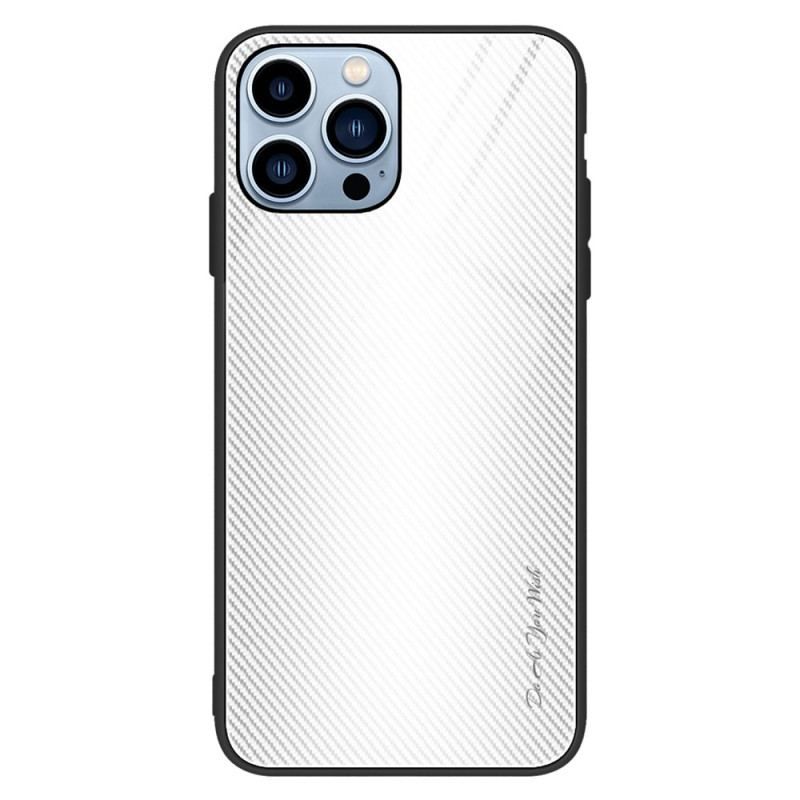 Coque iPhone 14 Pro Verre Trempé Fibre Carbone Classique