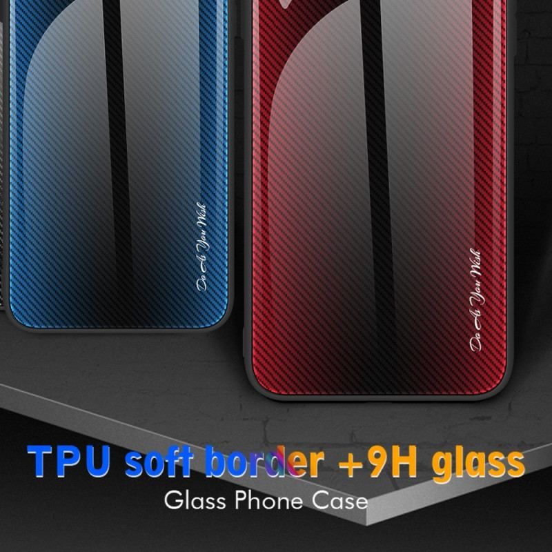 Coque iPhone 14 Pro Verre Trempé Fibre Carbone Classique