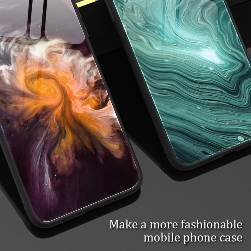 Coque iPhone 14 Pro Verre Trempé Marble Colors