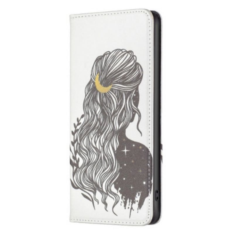 Flip Cover iPhone 14 Pro Jolie Chevelure