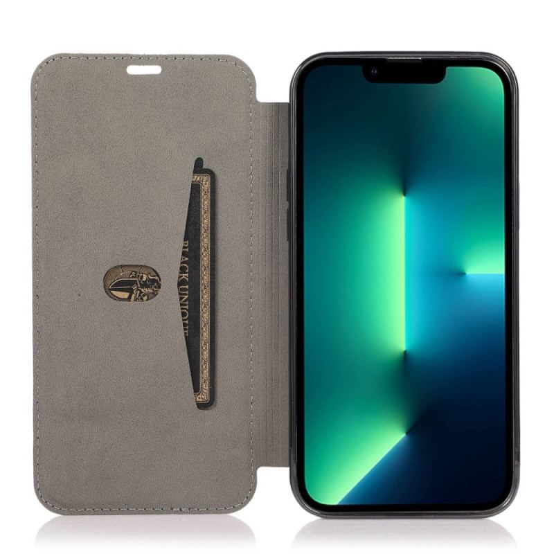 Flip Cover iPhone 14 Pro Simili Cuir Porte-Carte