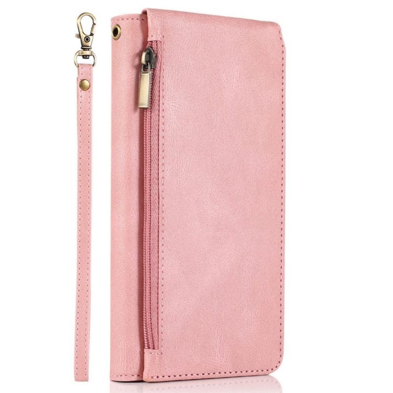 Housse iPhone 14 Pro avec Pochette Fermeture Éclair