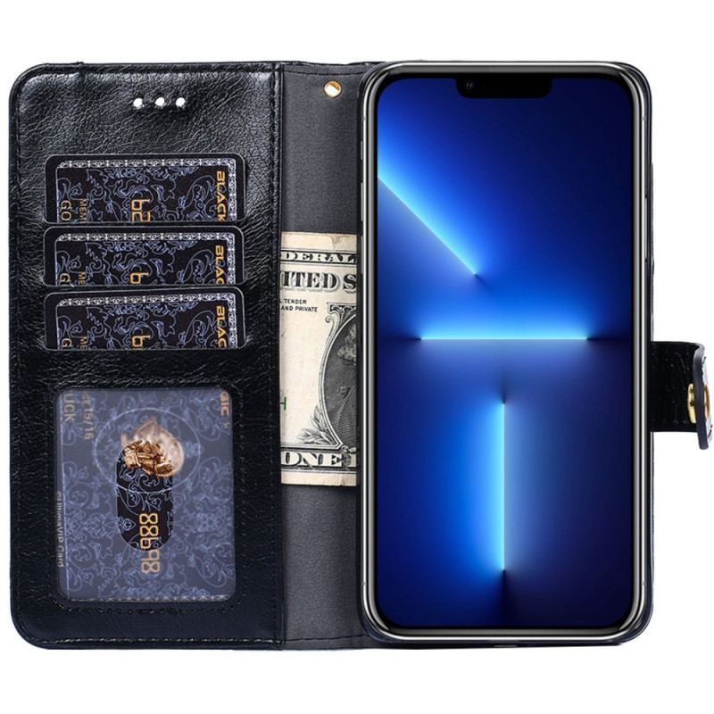 Housse iPhone 14 Pro Porte-Monnaie Zippé