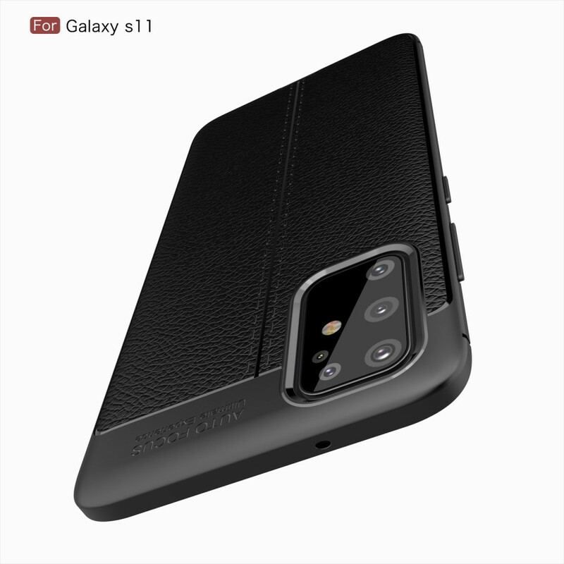 Coque Samsung Galaxy S20 Plus / S20 Plus 5G Litchi Double Line