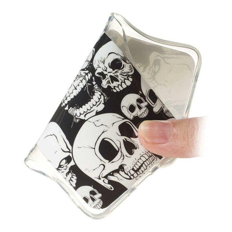 Coque Samsung Galaxy S20 Plus / S20 Plus 5G Têtes de Mort Fluorescente