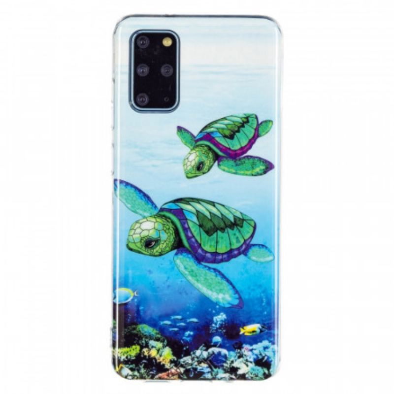 Coque Samsung Galaxy S20 Plus / S20 Plus 5G Tortues Fluorescente