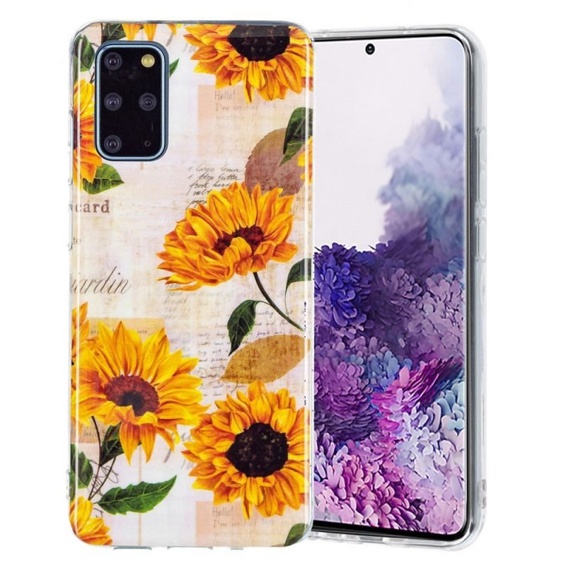 Coque Samsung Galaxy S20 Plus / S20 Plus 5G Tournesols Fluorescentes