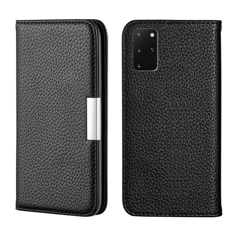 Flip Cover Samsung Galaxy S20 Plus / S20 Plus 5G simili Cuir Litchi Ultra Chic