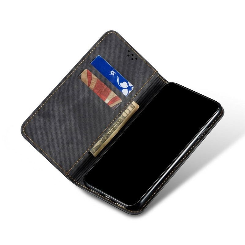 Flip Cover Samsung Galaxy S20 Plus / S20 Plus 5G Tissu Jeans