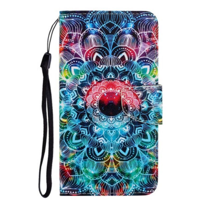 Housse Samsung Galaxy S20 Plus / S20 Plus 5G Flashy Mandala à Lanière