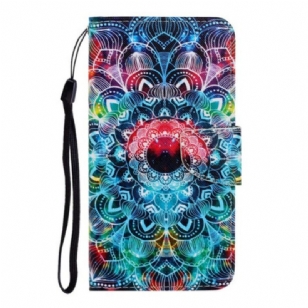 Housse Samsung Galaxy S20 Plus / S20 Plus 5G Flashy Mandala à Lanière