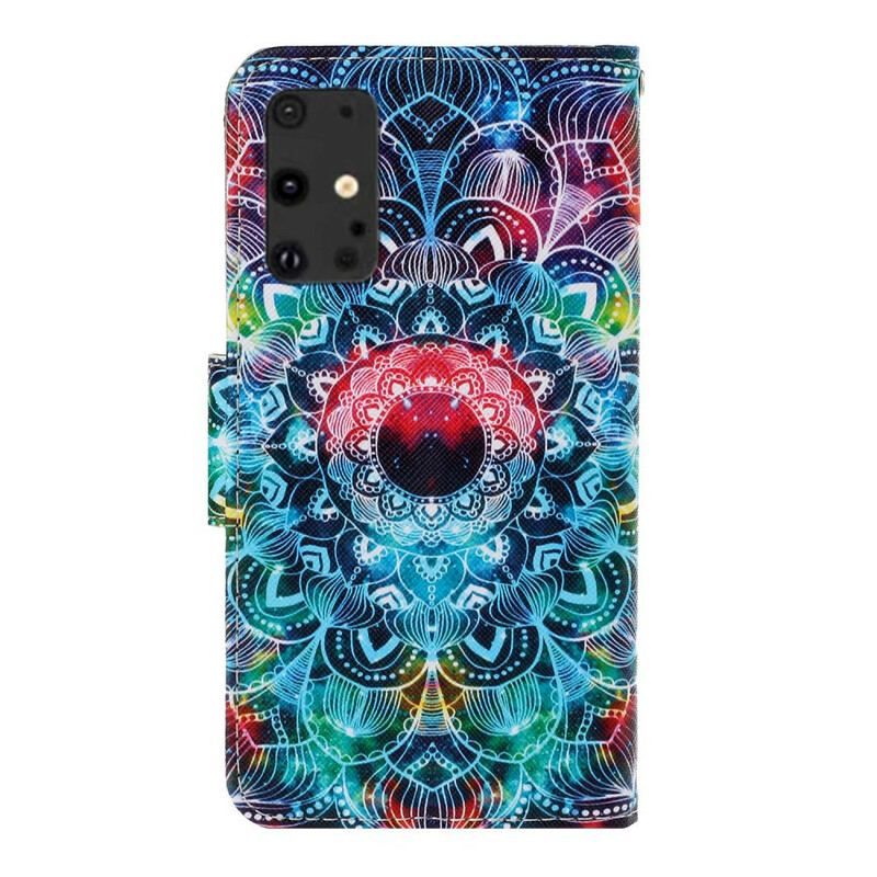 Housse Samsung Galaxy S20 Plus / S20 Plus 5G Flashy Mandala à Lanière