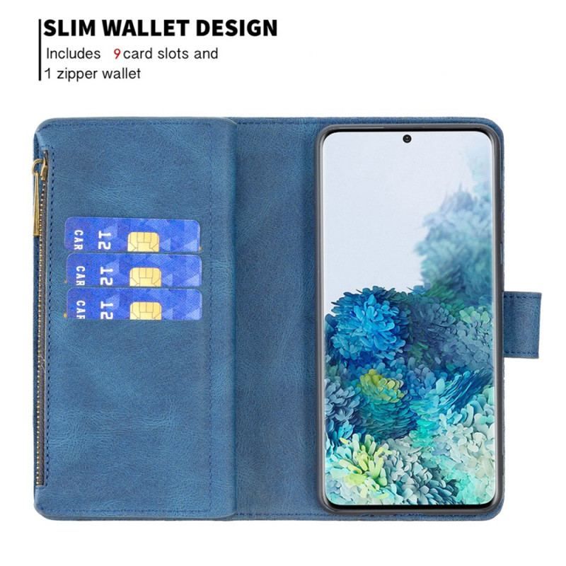 Housse Samsung Galaxy S20 Plus / S20 Plus 5G Papillon Poche Zippée