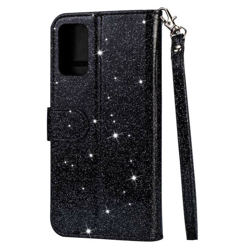 Housse Samsung Galaxy S20 Plus / S20 Plus 5G Porte-Monnaie Paillettes