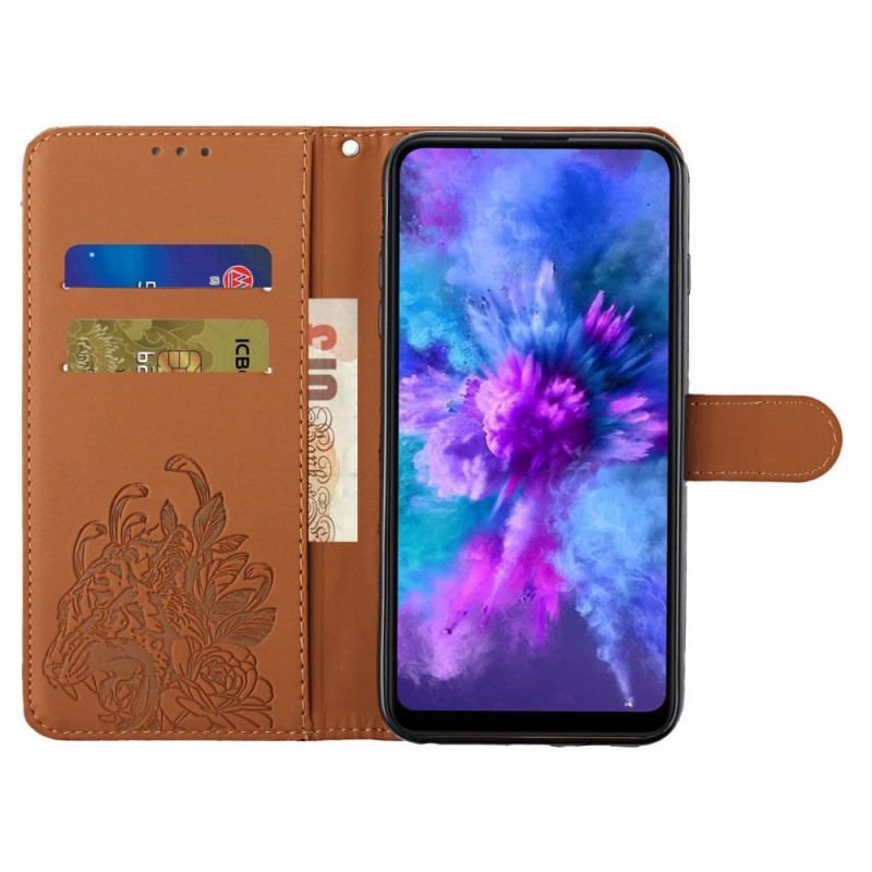 Housse Samsung Galaxy S20 Plus / S20 Plus 5G Tigre Baroque à Lanière