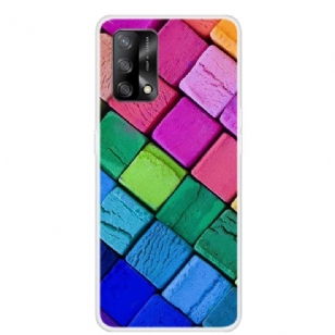 Coque Oppo A74 4G Blocs Colorés