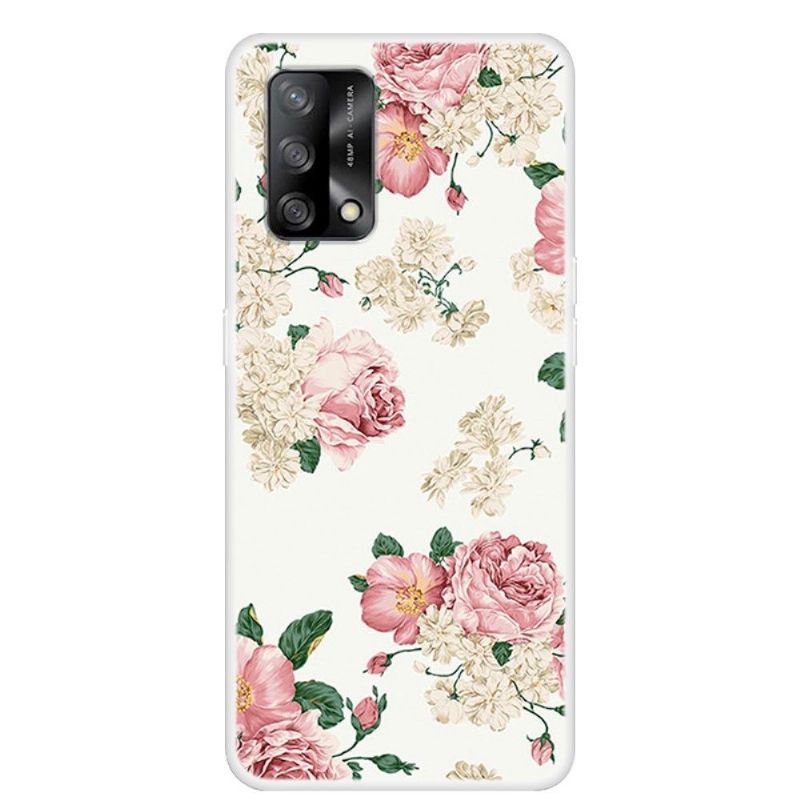 Coque Oppo A74 4G Fleurs