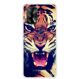 Coque Oppo A74 4G Tigre Féroce