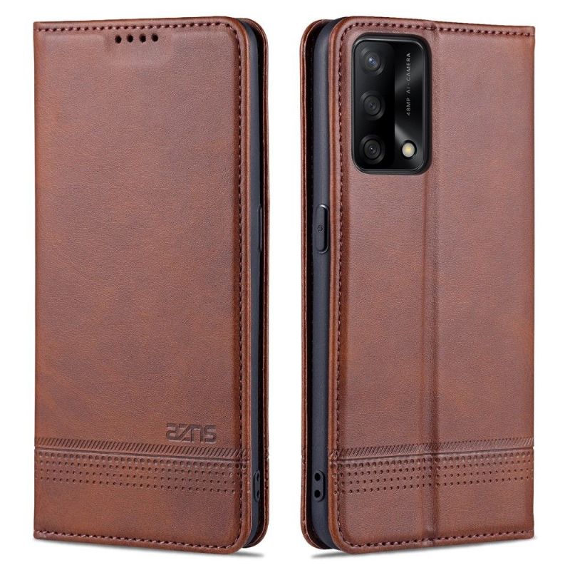 Étui Oppo A74 4G portefeuille AZNS simili cuir