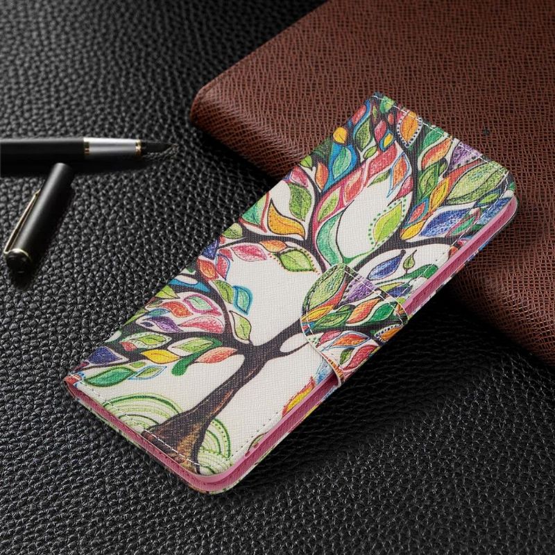 Housse Oppo A74 4G dessin arbre