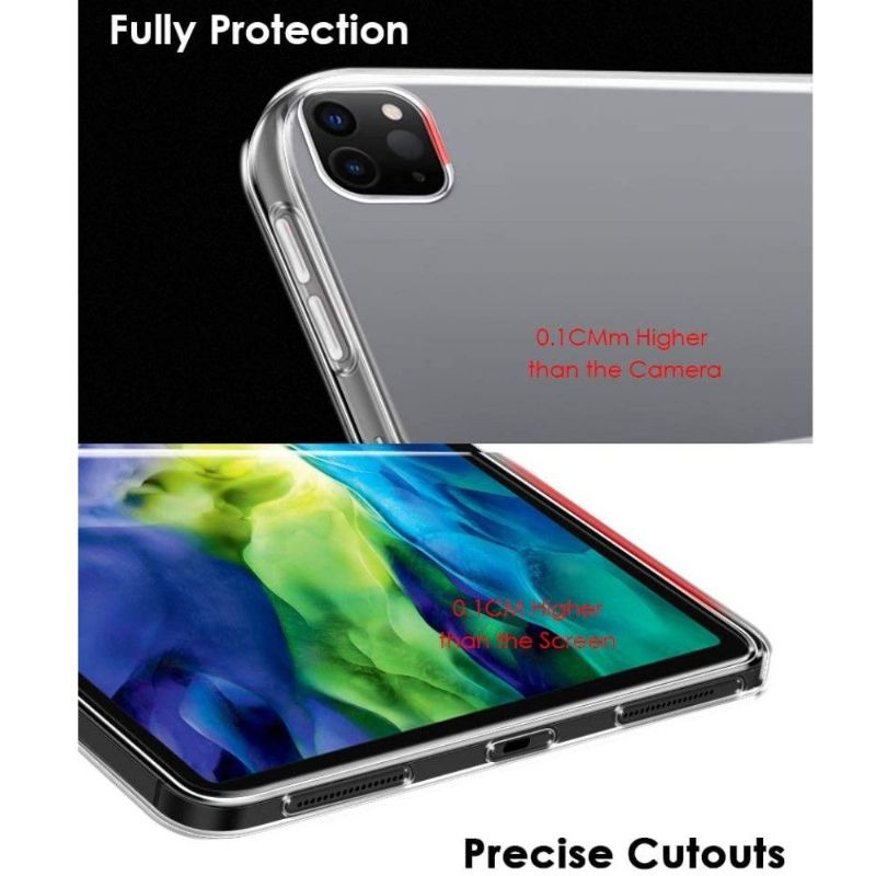 Coque iPad Pro 12.9 (2020) en gel transparente