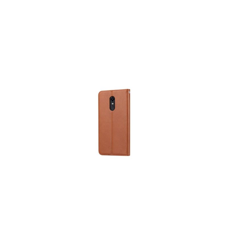 Housse OnePlus 6T Cuir stand case