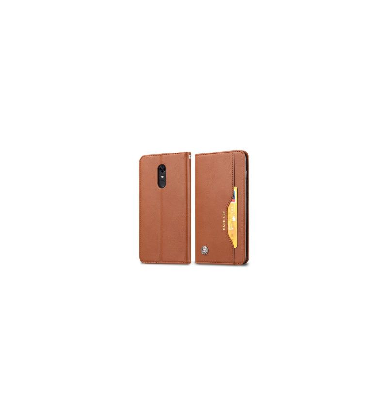 Housse OnePlus 6T Cuir stand case