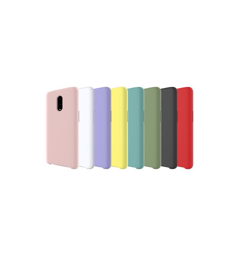 OnePlus 6T - Coque silicone liquide