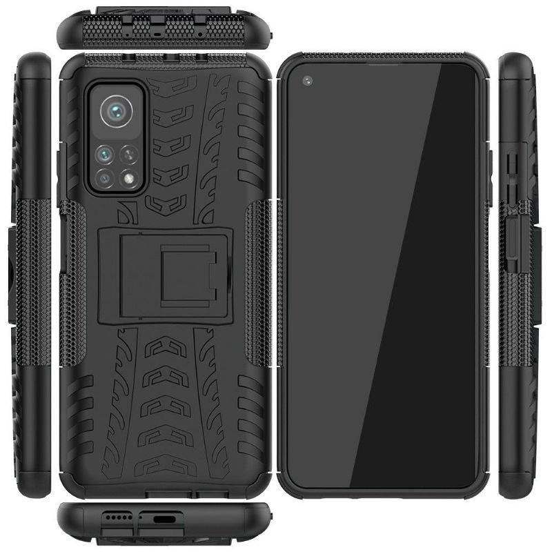 Coque Xiaomi Mi 10T / Mi 10T Pro antidérapante avec support intégré