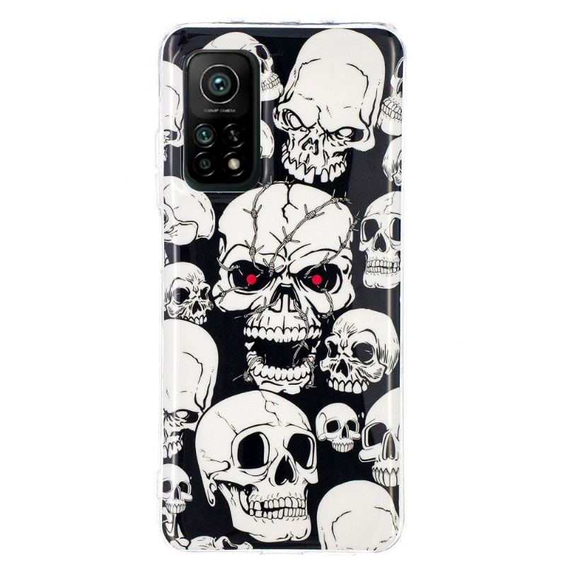 Coque Xiaomi Mi 10T / Mi 10T Pro luminous tête de mort