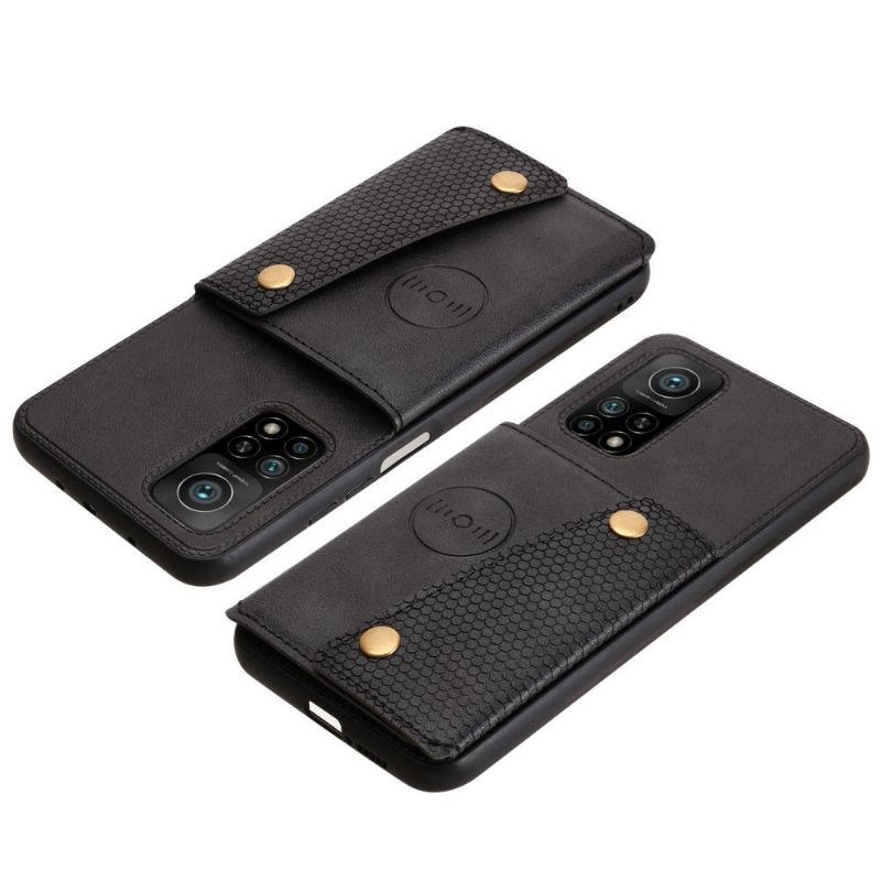 Coque Xiaomi Mi 10T / 10T Pro simili cuir multi rangements pour cartes