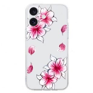 Coque Cerisier pour iPhone 16 Plus Fleurs Cerisier