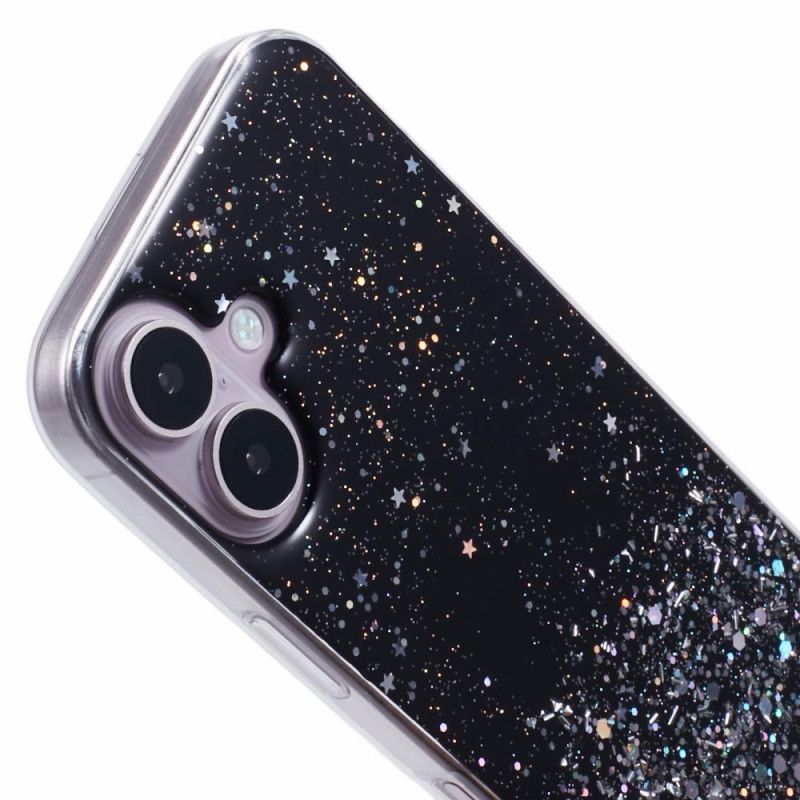 Coque à Cordon iPhone 16 Plus Paillettes