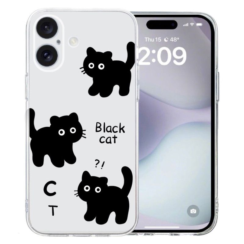 Coque iPhone 16 Plus Black Noir