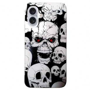 Coque iPhone 16 Plus Crânes