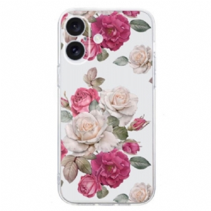 Coque iPhone 16 Plus Jolies Pivoines