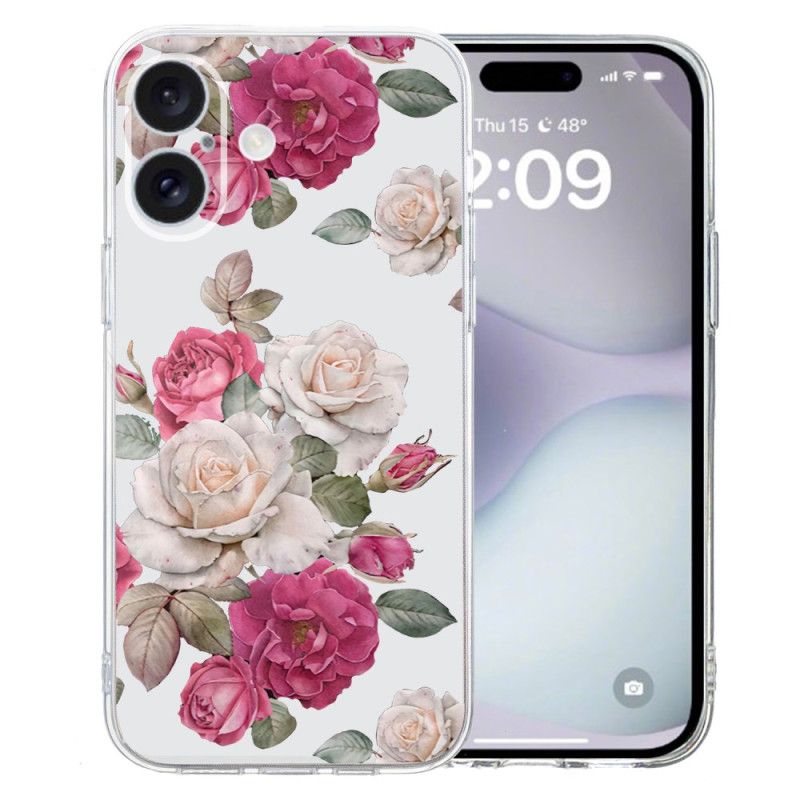 Coque iPhone 16 Plus Jolies Pivoines