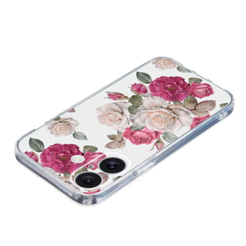 Coque iPhone 16 Plus Jolies Pivoines