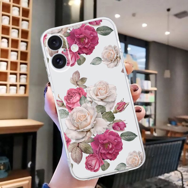 Coque iPhone 16 Plus Jolies Pivoines