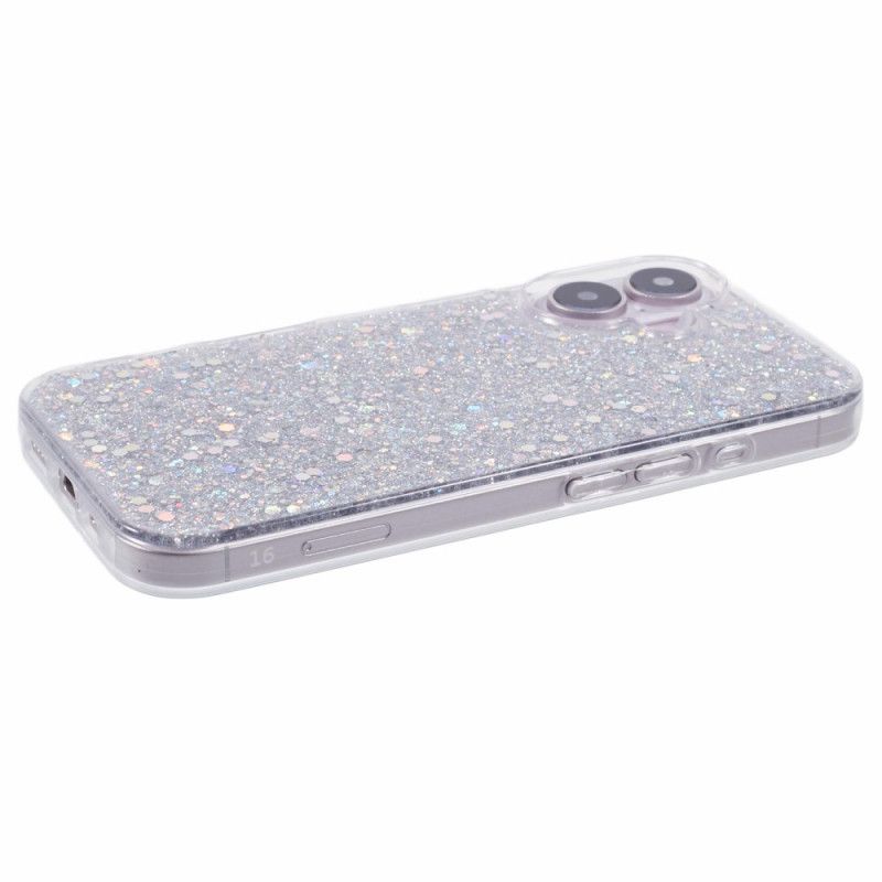 Coque iPhone 16 Plus Paillettes