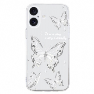 Coque iPhone 16 Plus Papillons