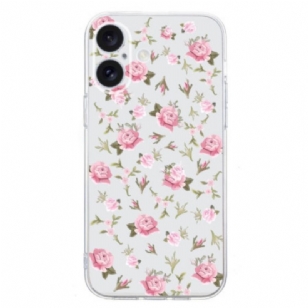 Coque iPhone 16 Plus Petites Fleurs Roses