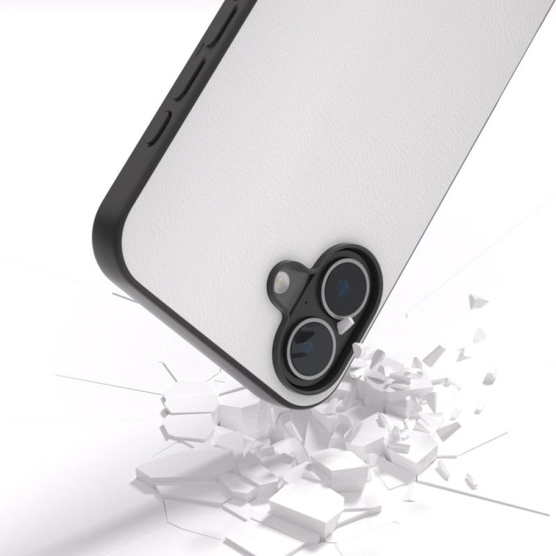 Coque iPhone 16 Plus Simili Cuir Anti-Chute