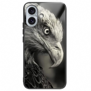 Coque iPhone 16 Plus Verre Trempé Aigle Imprimé