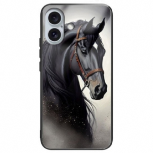 Coque iPhone 16 Plus Verre trempé Cheval