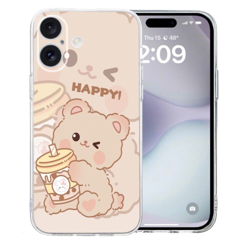 Coque iPhone 16 PlusHappy Bear