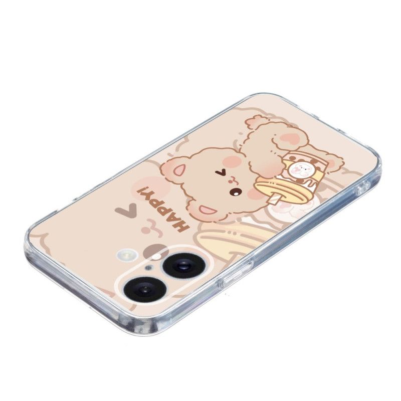 Coque iPhone 16 PlusHappy Bear